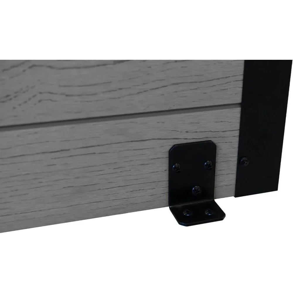 6ft H x 3.8ft W x1ft L Freestanding Patio Privacy Screen w/Planter Box