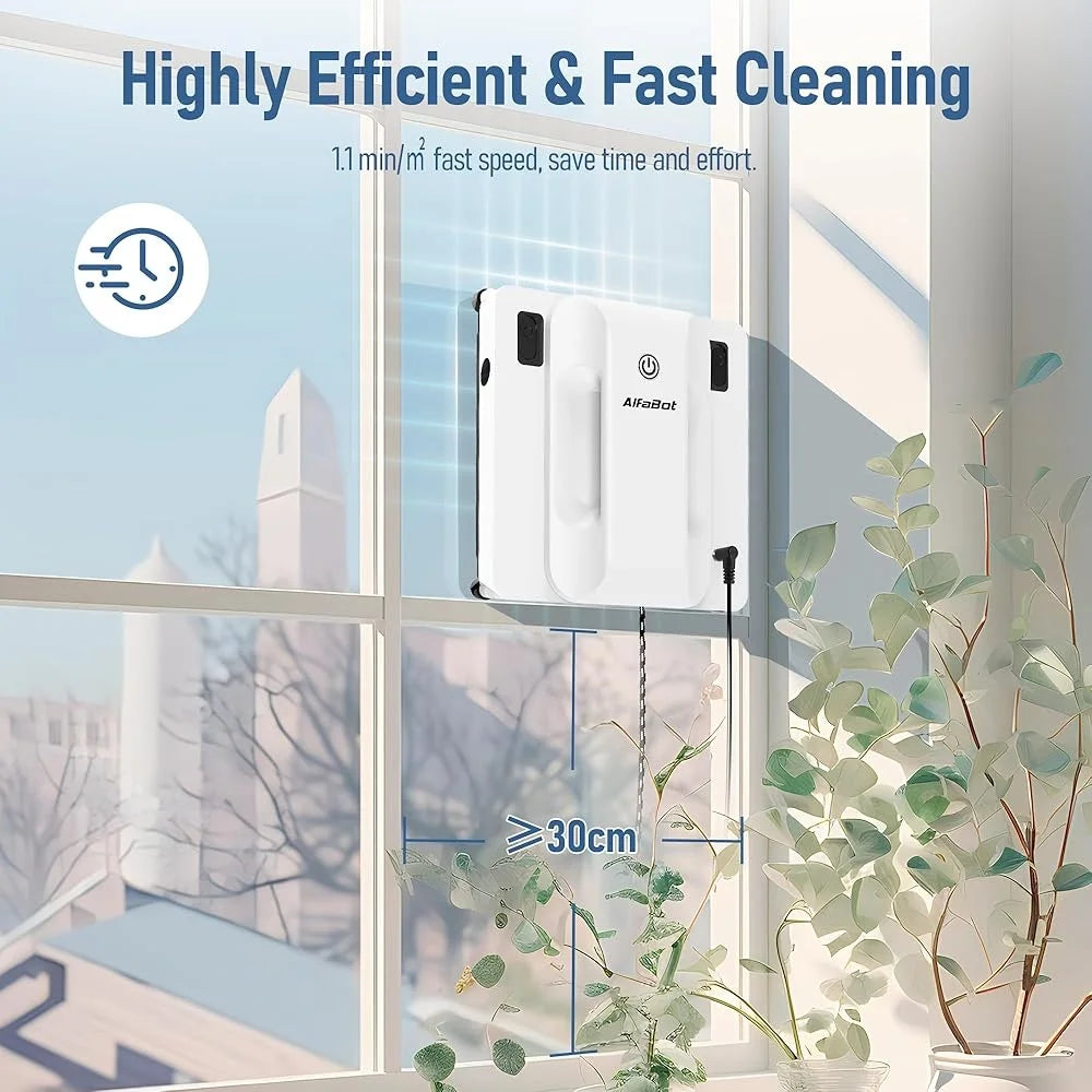 Window Cleaning Robot Dual Spray, Intelligent Path Planning