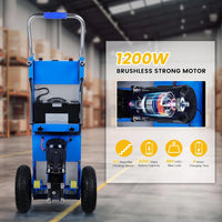 Load image into Gallery viewer, Electric Stair Climbing Dolly, 1200W Powered Stair Climbing Hand Trucks, 880lbs Capacity Folding Electric Dolly for Stairs