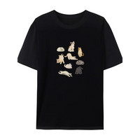 Load image into Gallery viewer, Cat Pattern T-Shirt Women's Summer Casual O-Neck Short Sleeve Tops