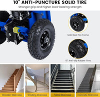 Load image into Gallery viewer, Electric Stair Climbing Dolly, 1200W Powered Stair Climbing Hand Trucks, 880lbs Capacity Folding Electric Dolly for Stairs