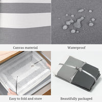 Load image into Gallery viewer, 2-Piece Large Laundry Basket Set with Extended Handles