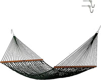 Load image into Gallery viewer, Deluxe Antique Brown DURACORD Rope Hammock with Extension Chains &amp; Tree Hooks, Accommodates 2 People