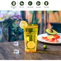 Load image into Gallery viewer, Set of 6 22oz Acrylic Shatterproof Glasses, Stackable, BPA Free, Dishwasher Safe