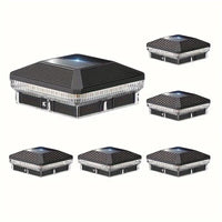 Load image into Gallery viewer, 6/12 Pack 4x4 Solar Fence Post Cap Lights, 40 LEDs 30 Lumens with 3 Modes