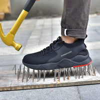 Load image into Gallery viewer, Men's Safety Shoes, Steel Toe Cap, Anti-Smashing, Puncture Proof Construction, Non-Slip, Breathable