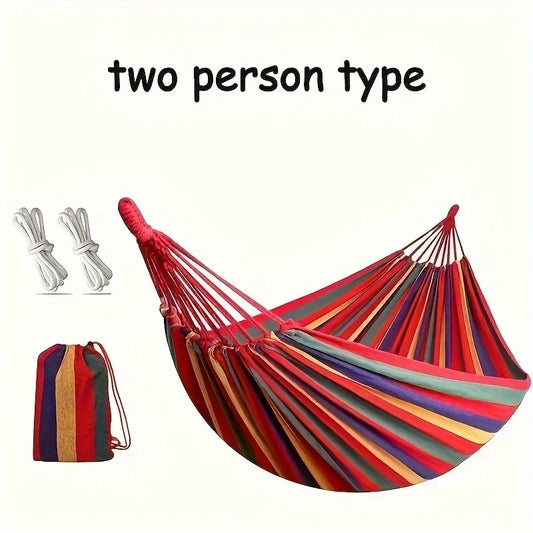 Outdoor Multi-Functional Hammock - Colorful Anti-Flip Design