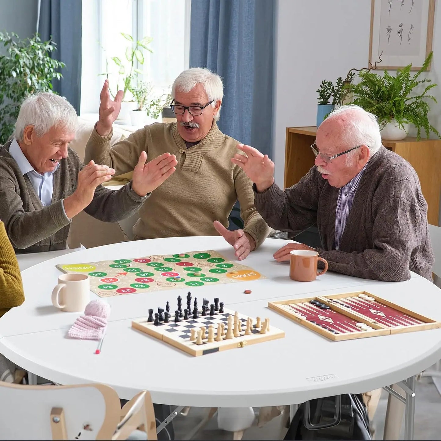 48" Round Bi-Folding Commercial Table