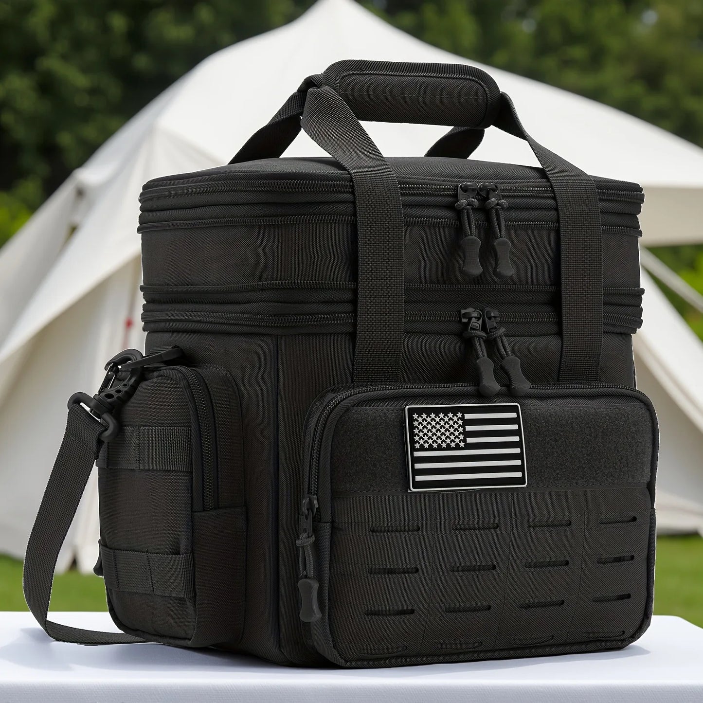 Tactical Lunch Box, Expandable 18L, Insulated, Leak Proof