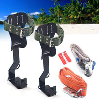 Load image into Gallery viewer, Tree Climbing Spike Set with Safety Belt, Load 100kg for Climbing, Logging, Picking, Hunting and More