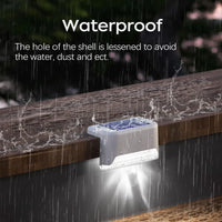 Load image into Gallery viewer, 4 or 12 Pack Solar Powered LED Deck and Step Lights, Outdoor Waterproof