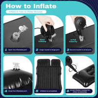 Load image into Gallery viewer, SUV Mattress with 2 Cushions and Pump, Thicker Air Bed for Travel, Camping, Home Furniture