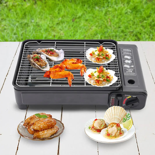Portable Butane Grill for Camping, Traveling, Trekking