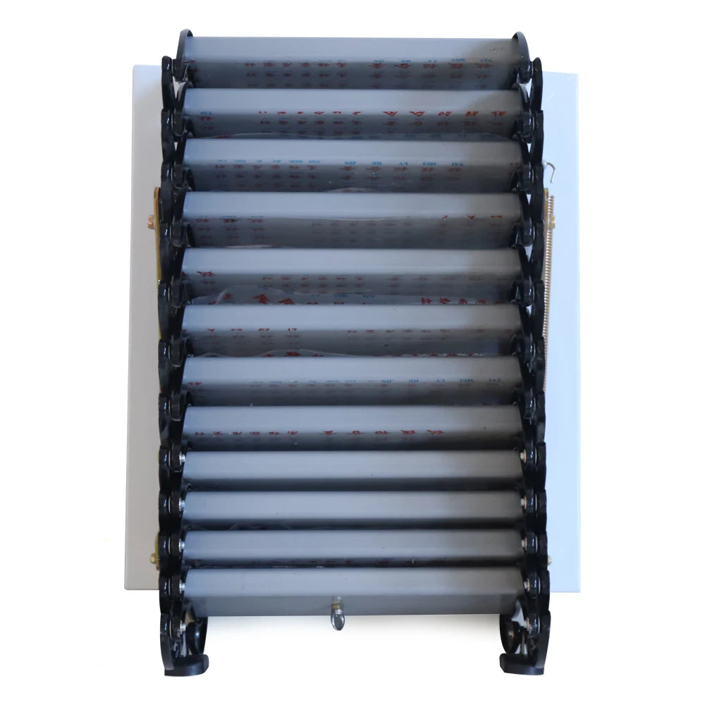 12-Step Foldable Wall Ladder – 10.17ft Max Height, Aluminum Alloy, Space-Saving, Easy to Install, High Load Capacity (881.85lbs)