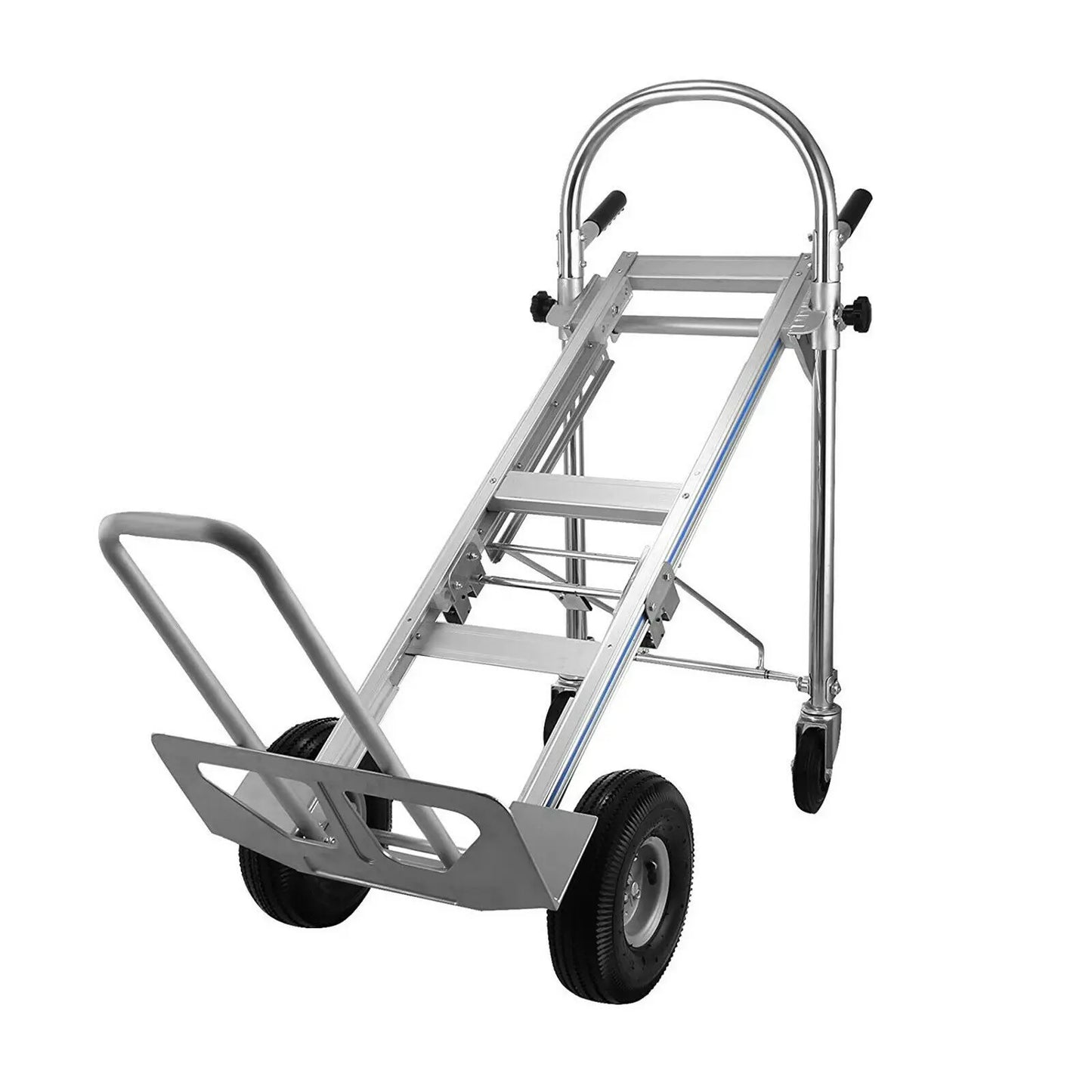 Folding Hand Truck Utility Cart with Wheels, 3 in 1 Stair Climber