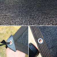 Load image into Gallery viewer, 90% Black Shade Cloth with Grommets, Two Sizes, Cover from Sun for Plants, Vegetables, Greenhouse, Pergola, Barn, Kennel