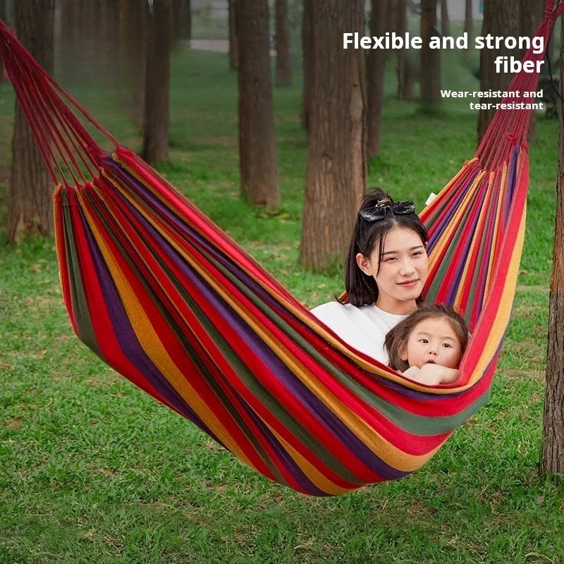 Outdoor Multi-Functional Hammock - Colorful Anti-Flip Design