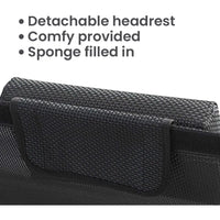 Load image into Gallery viewer, Outdoor Double Rocking  Chaise Lounge Chair with Sun Shade &amp; Wheels