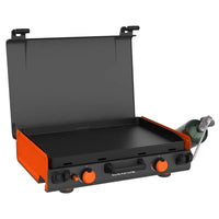 Load image into Gallery viewer, 20” x 14” 2-Burner Propane Blackstone Camping Griddle with Latching Hood and Handle