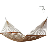 Load image into Gallery viewer, Deluxe Antique Brown DURACORD Rope Hammock with Extension Chains &amp; Tree Hooks, Accommodates 2 People