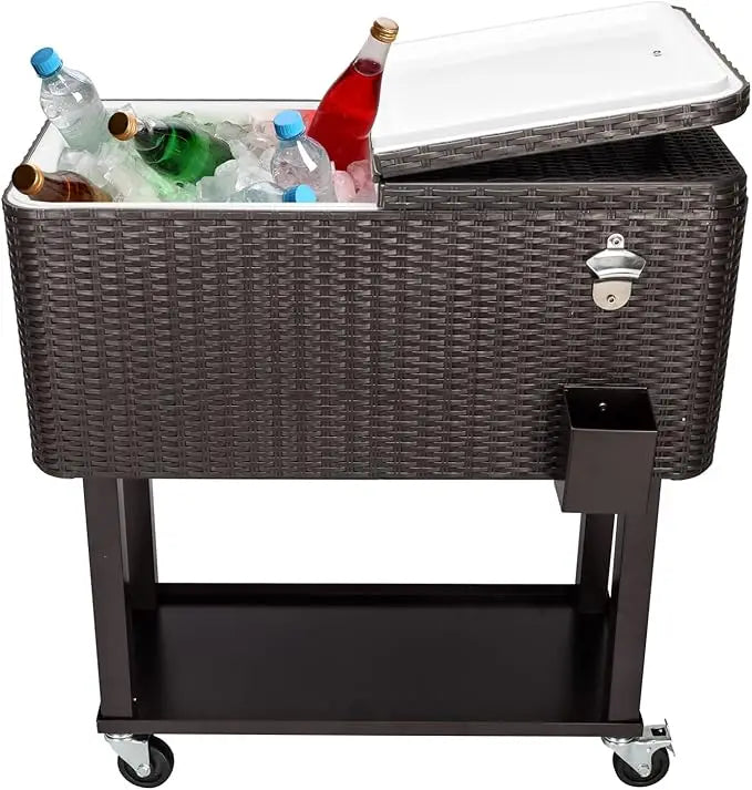 80 Qt Cooler with Wheels