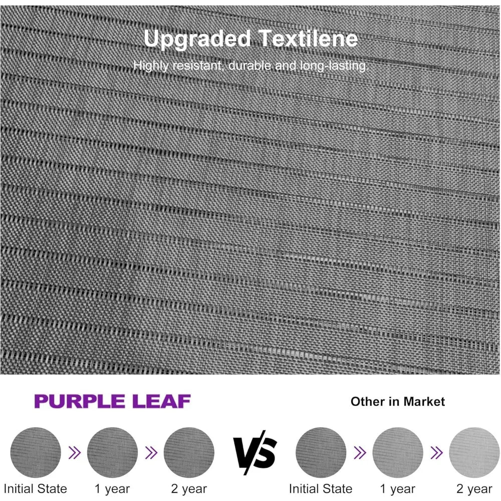 Chaise Lounge Chairs Set, Adjustable Recliner Chair with Wheels and Table