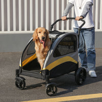 Load image into Gallery viewer, Dog Stroller Ultra-large 4 Wheels, Foldable, Load Up To 121 lbs