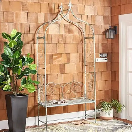 Victorian Antique Wrought Iron Garden Arch Arbor
