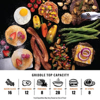 Load image into Gallery viewer, 20” x 14” 2-Burner Propane Blackstone Camping Griddle with Latching Hood and Handle