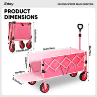 Load image into Gallery viewer, Collapsible Wagon with 52" Extender