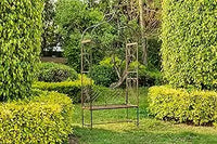 Load image into Gallery viewer, Victorian Antique Wrought Iron Garden Arch Arbor