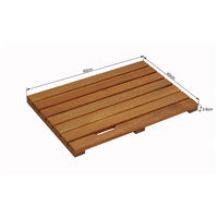 Load image into Gallery viewer, Solid Teak Wood Bathroom Shower Mat