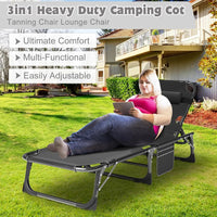Load image into Gallery viewer, Heavy Duty Portable Padded Lounge Chair, 5 Positions