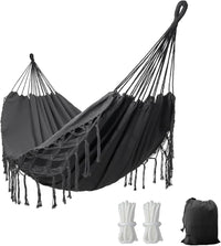 Load image into Gallery viewer, Macrame Hammock, Tie Ropes and Drawstring Bag Included