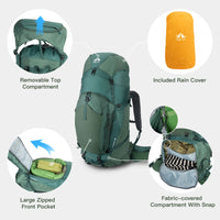 Load image into Gallery viewer, Ultralight Night Cat 30L Hiking Backpack Internal Frame; Fits both Men &amp; Women