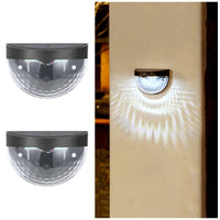 Load image into Gallery viewer, 2 Piece Solar Wall Lamp, 6 LEDs, Waterproof