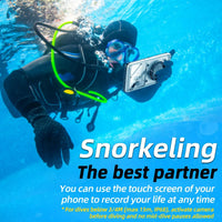 Load image into Gallery viewer, IP68 Waterproof Phone Case For iPhone 16 15 14 13 12 11 Pro Max Samsung S25 S24 Universal Self-Check Underwater Diving Airbag