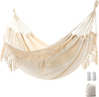 Load image into Gallery viewer, Macrame Hammock, Tie Ropes and Drawstring Bag Included