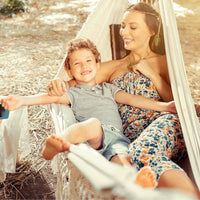 Load image into Gallery viewer, Macrame Hammock, Tie Ropes and Drawstring Bag Included