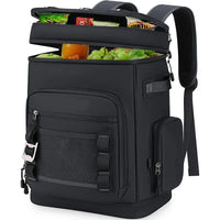 Load image into Gallery viewer, 30L Waterproof Insulated Backpack, Keep Food Hot or Cold Lunch Rucksack Thermal Bag