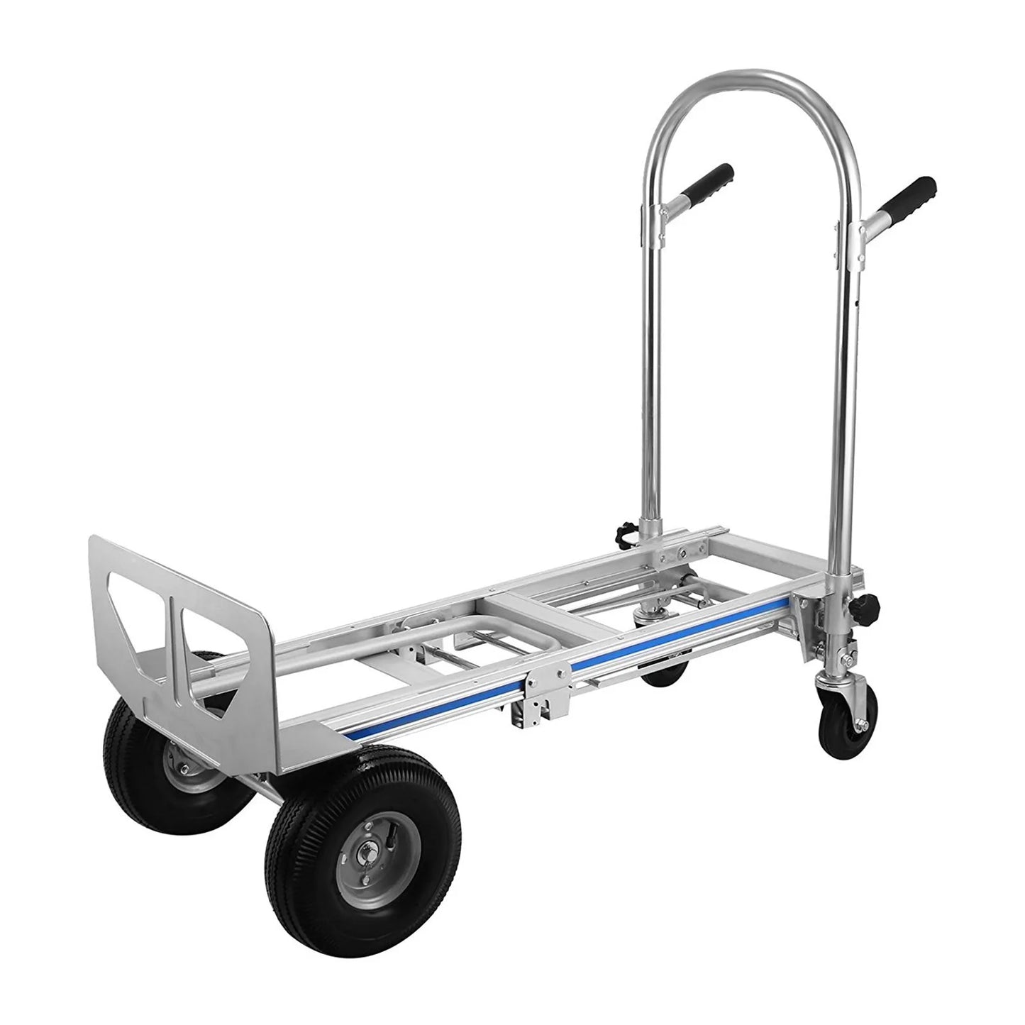 Folding Hand Truck Utility Cart with Wheels, 3 in 1 Stair Climber