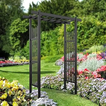 PVC Garden Arbor, Wedding Arch for Ceremony, Trellis for Climbing Plants