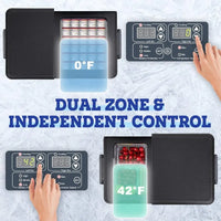 Load image into Gallery viewer, PT45 Electric Portable Refrigerator/Freezer, 45L Dual Zone, 12 Volt