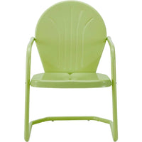 Load image into Gallery viewer, 3-Piece Retro Metal Bistro Patio Outdoor Chair and Side Table Set