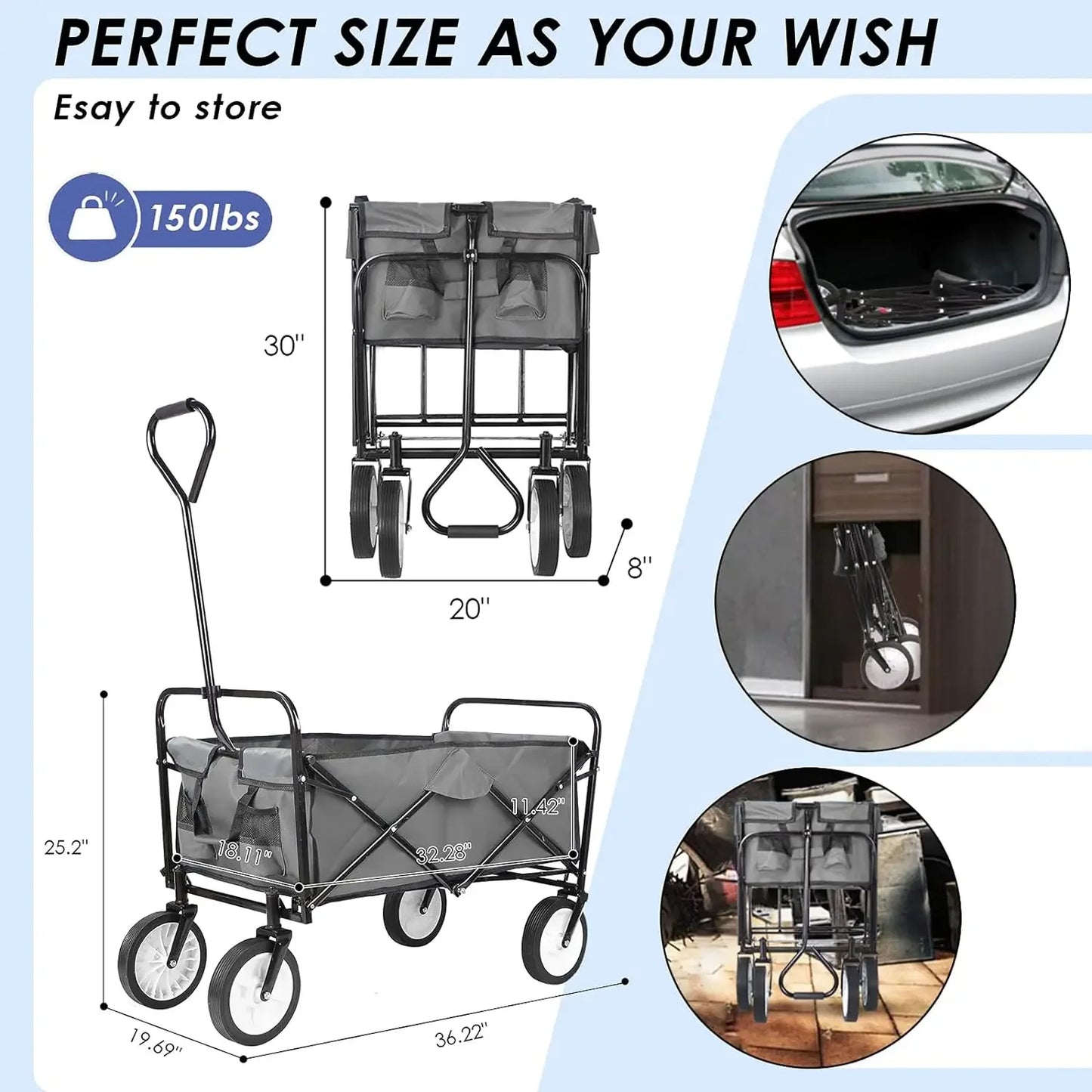 Collapsible Folding Cart