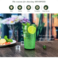 Load image into Gallery viewer, Set of 6 22oz Acrylic Shatterproof Glasses, Stackable, BPA Free, Dishwasher Safe