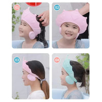 Load image into Gallery viewer, Kids Eye &amp; Ear Protection Hair Wash Hat, Soft