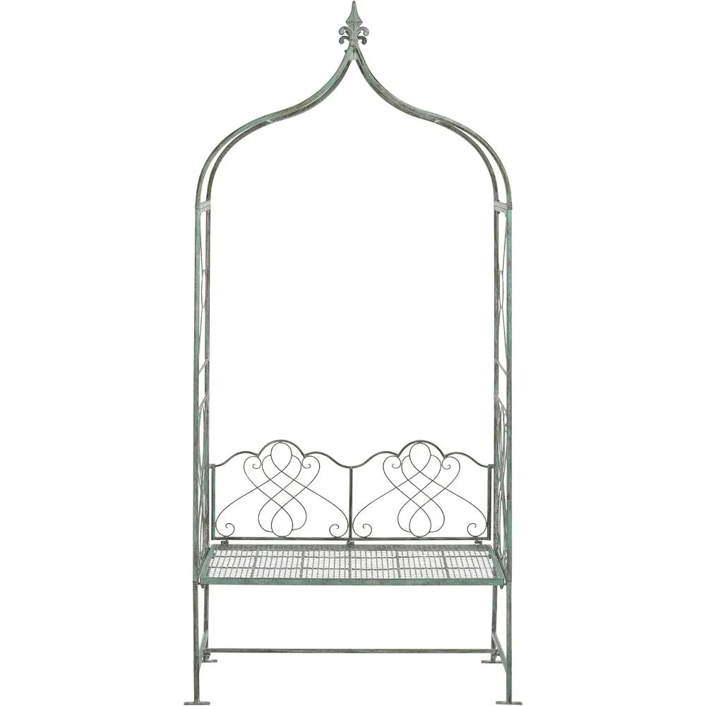 Victorian Antique Wrought Iron Garden Arch Arbor