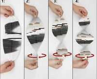 Load image into Gallery viewer, Metal Spiral Wind Chime Tornado Rotation 3D