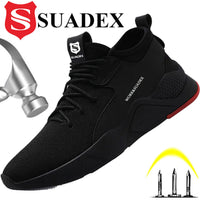 Load image into Gallery viewer, Men's Safety Shoes, Steel Toe Cap, Anti-Smashing, Puncture Proof Construction, Non-Slip, Breathable